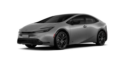 Toyota Prius 2023 vista frontale con fari LED affilati