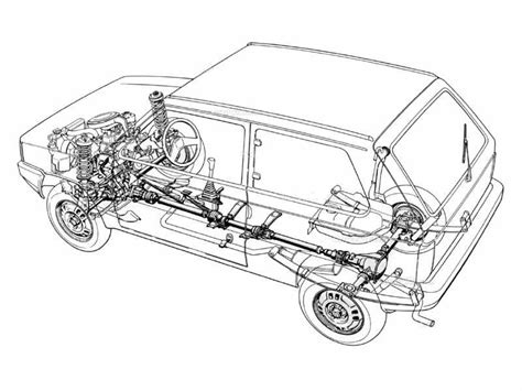 Schema sistema trazione integrale Fiat Panda Cross