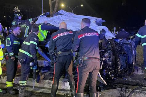 Incidente stradale a Roma