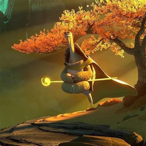 Maestro Oogway che medita