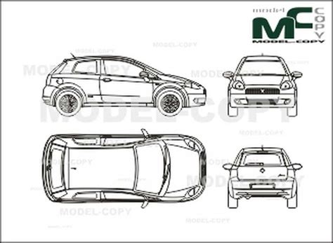 Disegno della Fiat Grande Punto