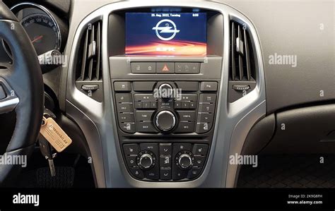 Opel Astra H dashboard with OBD-II port