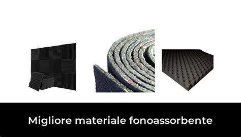 Materiale fonoassorbente per veicoli