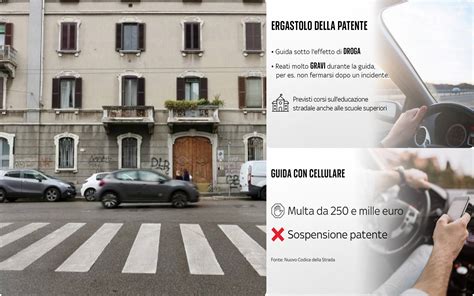 Illustrazione di un'auto che viaggia su una strada, con onde sonore che indicano la riduzione del rumore grazie a pneumatici silenziosi