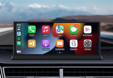 Interfaccia moderna con integrazione Apple CarPlay