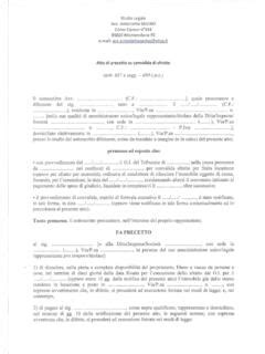 Atto di precetto