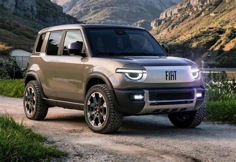 Fiat Panda 4x4 Climbing in un ambiente fuoristrada