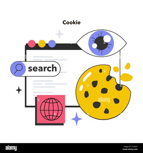 illustrazione cookie web