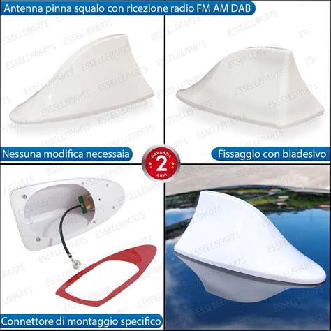 Schema di connessione antenna a pinna di squalo