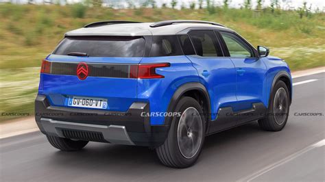 SUV Citroën in paesaggio idilliaco