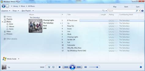 Finestra di Windows Media Player con file selezionati per la creazione di un CD dati