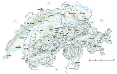 Mappa della Svizzera con aree di riqualificazione paludi