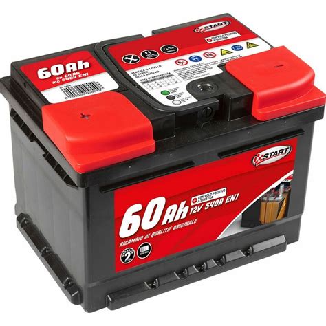 Batteria auto Renault Nissan 60Ah