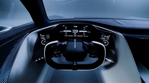 Interni lussuosi di un'auto elettrica Lexus