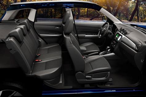 Schema della capacità del bagagliaio della Suzuki Vitara con sedili reclinati