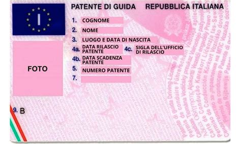Documento di patente di guida