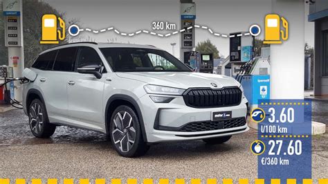 Tabella riassuntiva di prezzi e consumi di Skoda Kodiaq e VW Tiguan