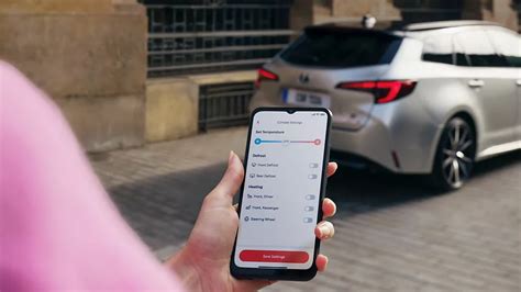 Interfaccia utente app MyToyota