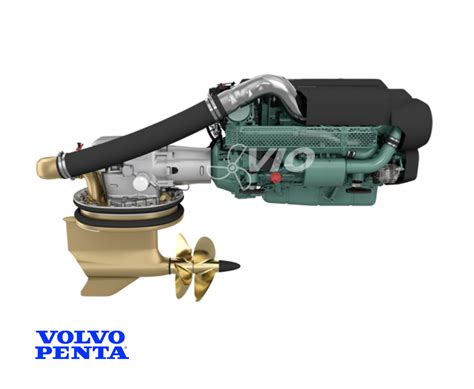 Diagramma schematico di un sistema di propulsione Volvo Penta IPS