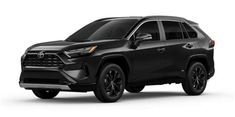 Vista laterale Toyota RAV4 nera