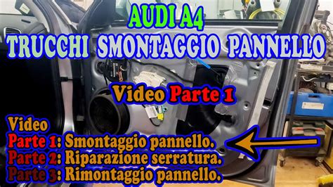 Schema di smontaggio cruscotto Audi A4 B7