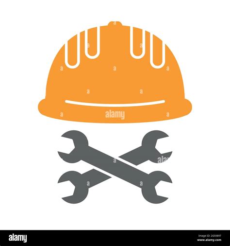 Icona di un cantiere edile con simbolo di pericolo