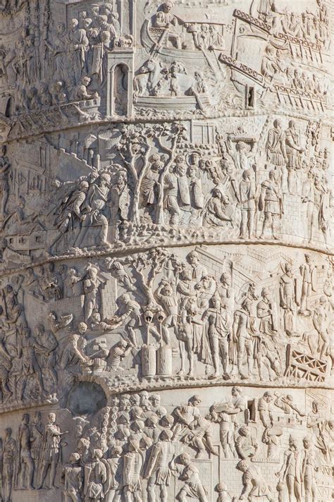 Dettaglio della Colonna Traiana: Soldati romani in marcia