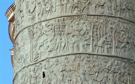Schema della Colonna Traiana: Fregio spiraliforme