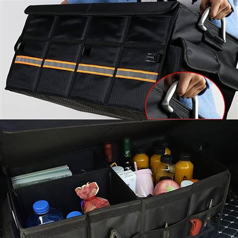 Organizer universale per bagagliaio con molteplici scomparti e tasche