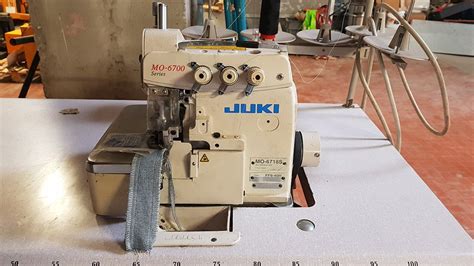 Schema di funzionamento di una macchina tagliacuci Juki a 4 fili