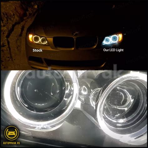 Schema di un faro BMW E90 con Angel Eyes