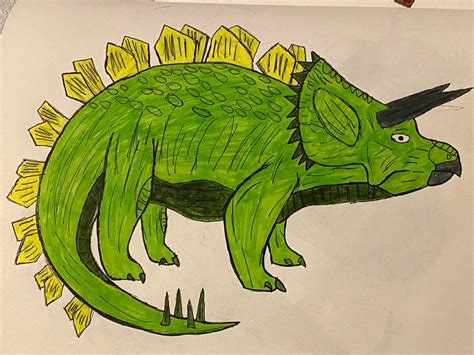 Illustrazione dello Stegoceratops