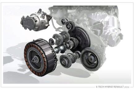 Schema della trasmissione multimode Renault E-Tech