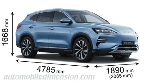 Dimensioni esterne BYD Seal U