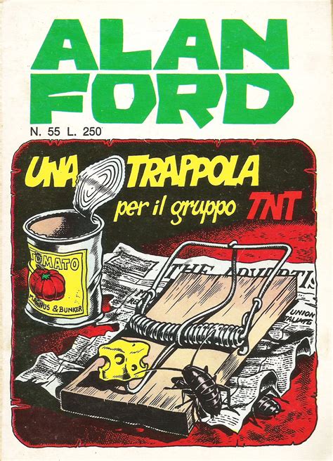 Alan Ford in una posa iconica