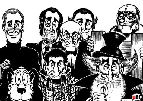 Un gruppo di personaggi di Alan Ford riuniti