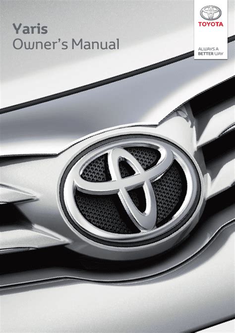Manuale utente Toyota Yaris