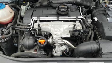 VW Passat BKP engine diagram with injector locations