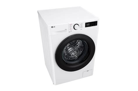 Lavasciuga LG F4J9JH2T in ambiente domestico con cestello pieno