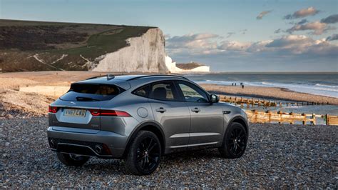 Jaguar E-PACE on a winding road