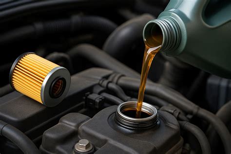 Strumenti per il cambio olio motore