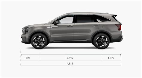Schema dimensioni Kia Sorento 2008