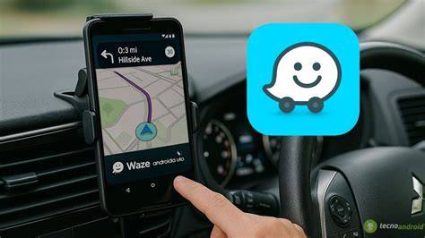 Waze su Android Auto interfaccia
