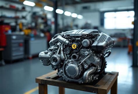 Motore Ferrari V12 d'epoca