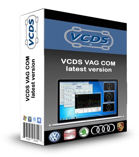 Interfaccia del software VCDS (VAG-COM) su un laptop