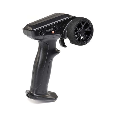Radiocomando Spektrum SLT2 con dettaglio dei controlli