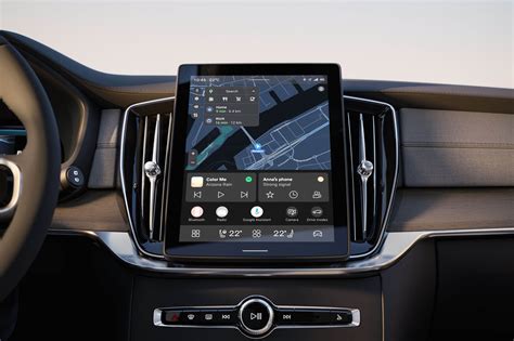 Schermata infotainment Volvo
