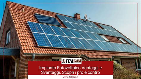 vantaggi del fotovoltaico
