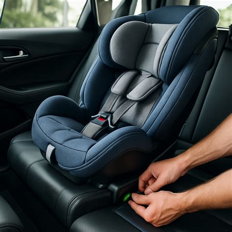 Bambino in auto con cinture di sicurezza