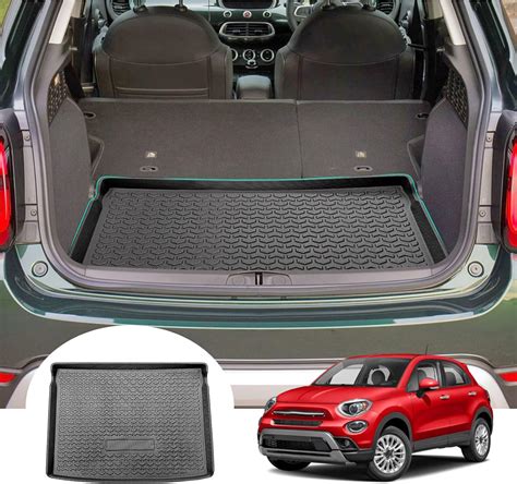 Interno bagagliaio Fiat 500 con luce